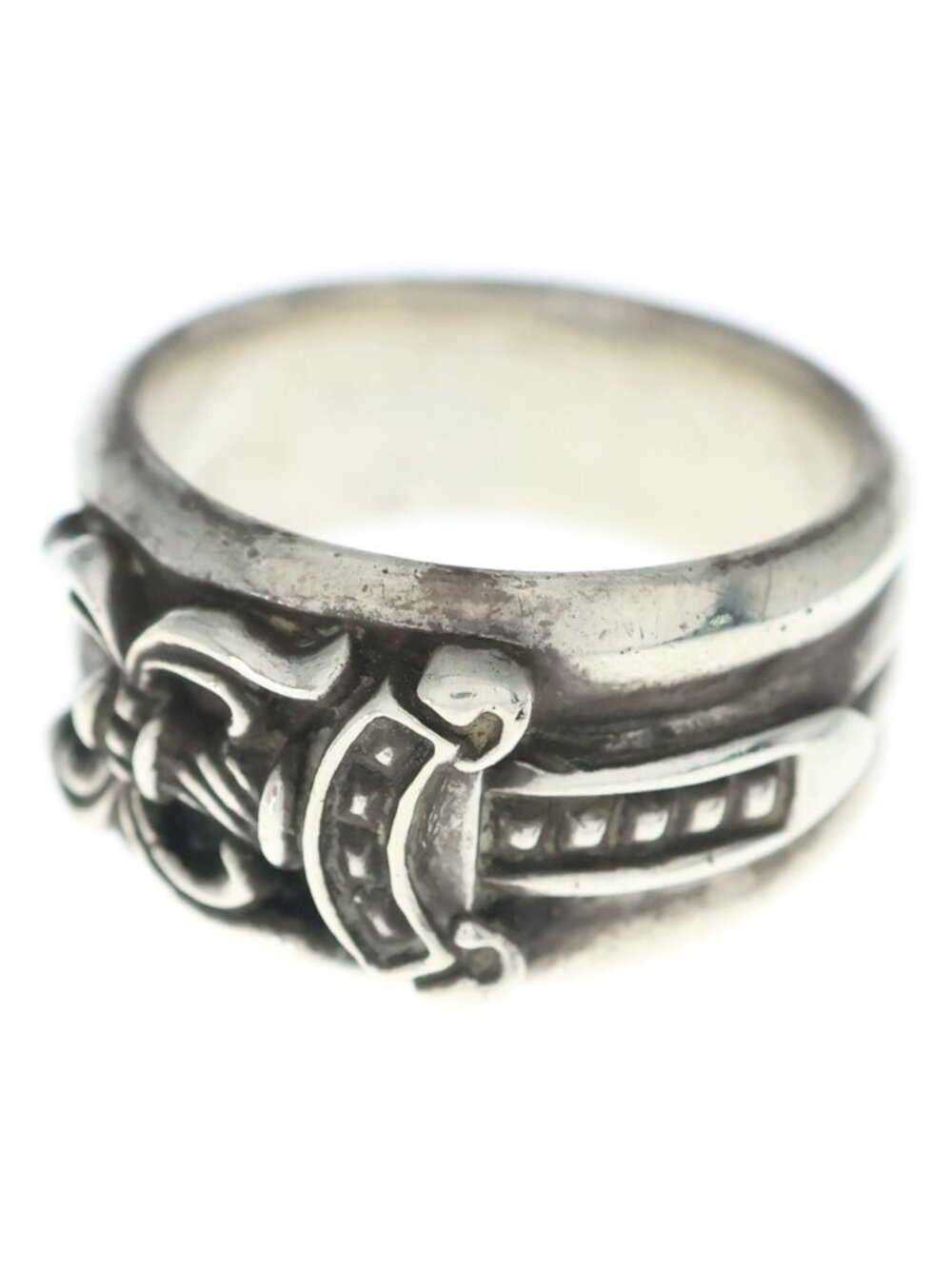 Chrome Hearts Dagger Ring Silver